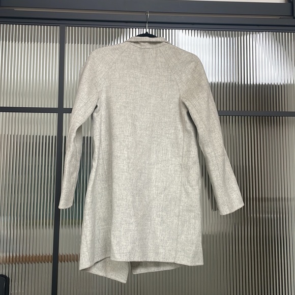 Vince Wool Coat Heather Grey - Picture 6 of 10